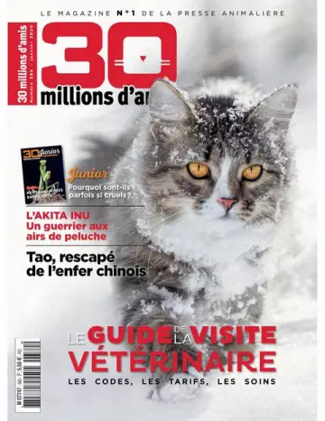 30 Millions d’Amis N°380 - Janvier 2020  [Magazines]