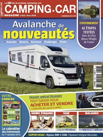 Camping-Car Magazine N°316 – Mars 2019  [Magazines]