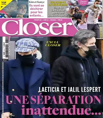 Closer N°814 Du 15 au 21 Janvier 2021  [Magazines]