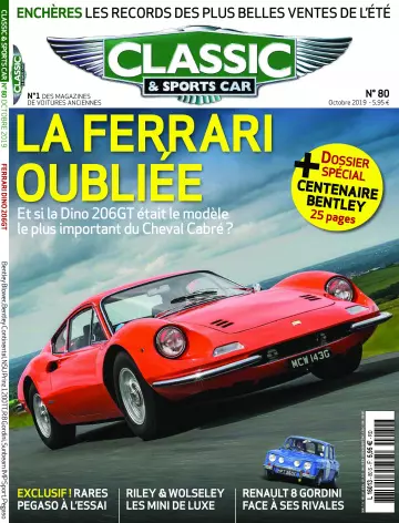 Classic & Sports Car - Octobre 2019  [Magazines]