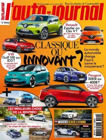 L’Auto Journal - 26 Septembre 2019  [Magazines]