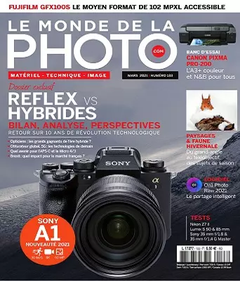 Le Monde De La Photo N°133 – Mars 2021  [Magazines]