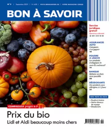 Bon à Savoir N°9 – Septembre 2021 [Magazines]
