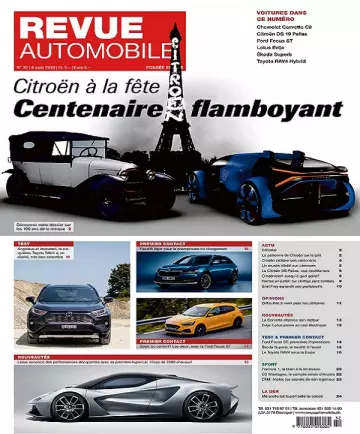 Revue Automobile N°32 Du 8 Août 2019 [Magazines]