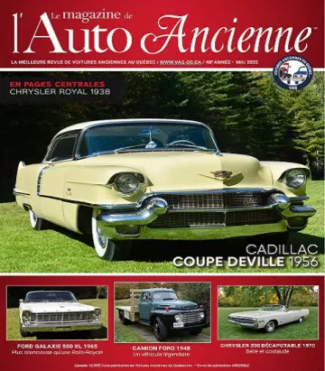 Le Magazine De L’Auto Ancienne – Mai 2022 [Magazines]