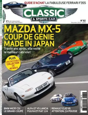 Classic & Sports Car - Décembre 2019  [Magazines]