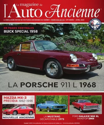 Le Magazine De L’Auto Ancienne – Avril 2023 [Magazines]