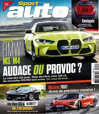 Sport Auto N°706 – Novembre 2020 [Magazines]