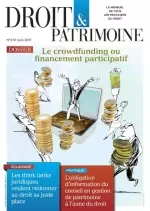 Droit & Patrimoine - Juin 2017 [Magazines]