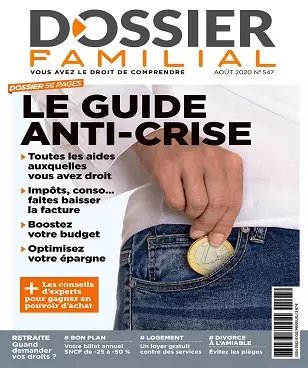 Dossier Familial N°547 – Août 2020  [Magazines]