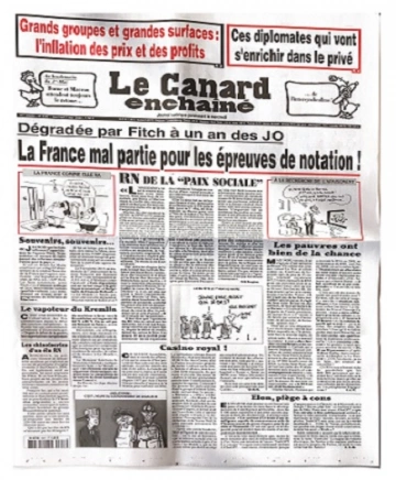 Le Canard Enchaîné N°5347 Du 3 Mai 2023 [Journaux]