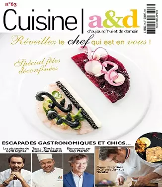 Cuisine A&D N°63 – Décembre 2020-Janvier 2021  [Magazines]