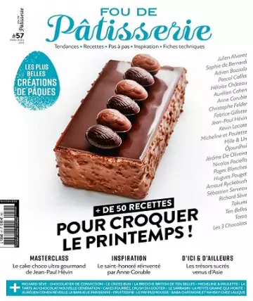 Fou De Pâtisserie N°57 – Mars-Avril 2023  [Magazines]