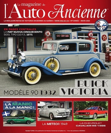 Le Magazine De L’Auto Ancienne – Mars 2023 [Magazines]