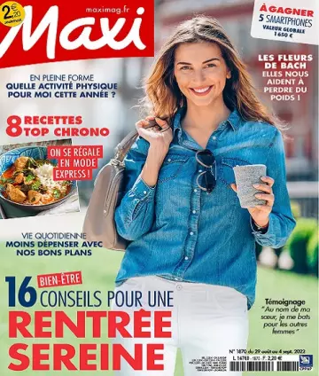 Maxi N°1870 Du 29 Août 2022 [Magazines]