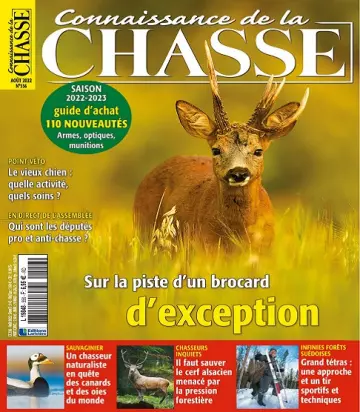 Connaissance De La Chasse N°556 – Août 2022  [Magazines]