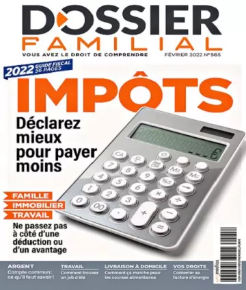 Dossier Familial N°565 – Février 2022  [Magazines]