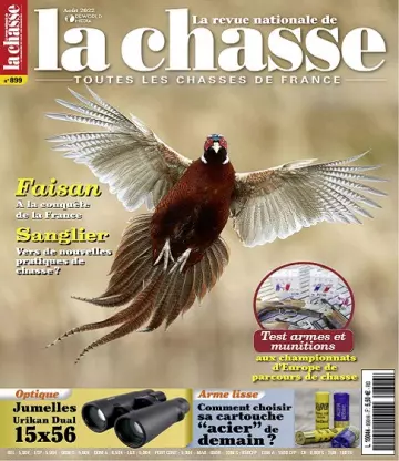 La Revue Nationale De La Chasse N°899 – Août 2022 [Magazines]