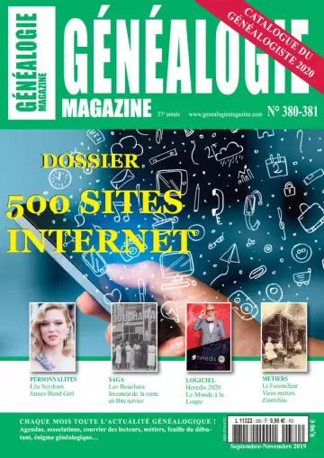 Généalogie - Septembre-Novembre 2019  [Magazines]