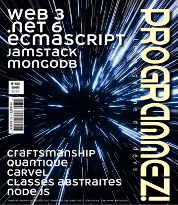 Programmez N°252 – Mai-Juin 2022  [Magazines]