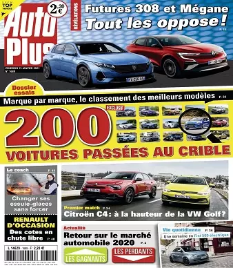 Auto Plus N°1689 Du 15 Janvier 2021  [Magazines]