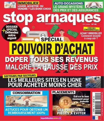 Stop Arnaques N°146 – Septembre-Novembre 2022  [Magazines]