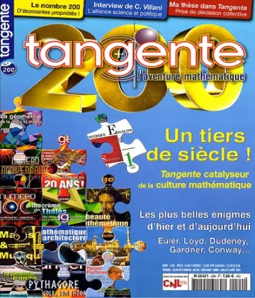 Tangente Magazine N°200 – Juillet-Août 2021  [Magazines]