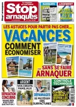 Stop Arnaques N°123 – Juin-Juillet 2018 [Magazines]