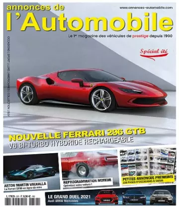 Annonces Automobile N°337 – Août 2021 [Magazines]