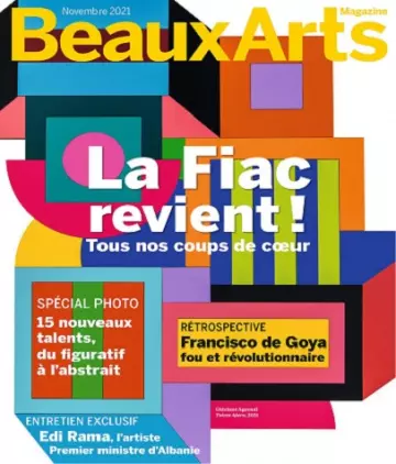 Beaux Arts Magazine N°449 – Novembre 2021 [Magazines]