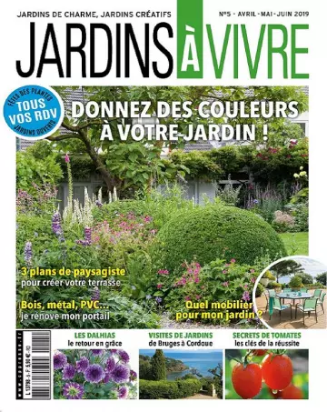 Jardins à Vivre N°5 – Avril-Juin 2019 [Magazines]