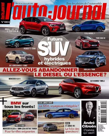 L’Auto-Journal N°1031 Du 11 au 24 Avril 2019  [Magazines]