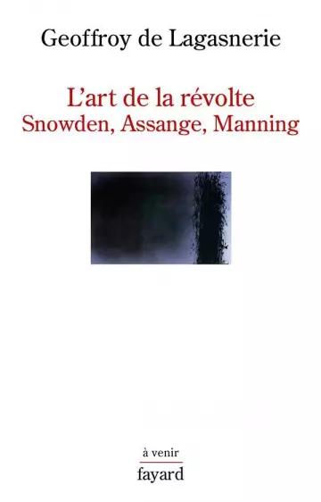 GEOFFROY DE LAGASNERIE- L'ART DE LA RÉVOLTE-SNOWDEN,ASSANGE,MANNINGGEOFFROY DE LAGASNERIE- L'ART DE LA RÉVOLTE-SNOWDEN,ASSANGE [Livres]