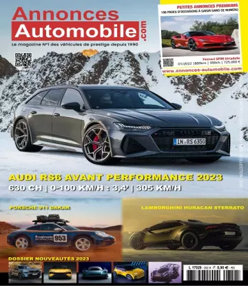 Annonces Automobile N°352 – Décembre 2022  [Magazines]