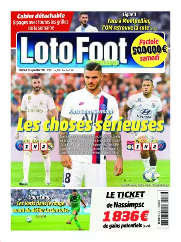 Loto Foot - 18 Septembre 2019  [Magazines]