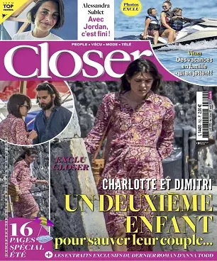 Closer N°792 Du 14 au 20 Août 2020  [Magazines]