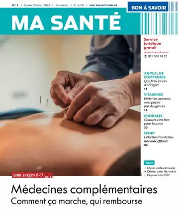 Bon à Savoir Ma Santé N°1 – Janvier-Février 2022 [Magazines]
