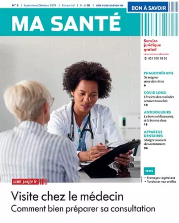 Bon à Savoir Ma Santé N°5 – Septembre-Octobre 2021 [Magazines]