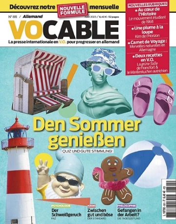 Vocable Allemand N°881 – Août 2023  [Magazines]