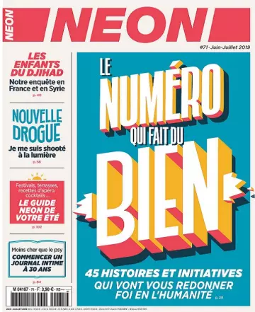 Néon N°71 – Juin-Juillet 2019  [Magazines]