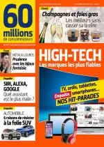 60 Millions De Consommateurs N°543 – Décembre 2018  [Magazines]