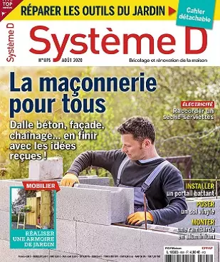 Système D N°895 – Août 2020  [Magazines]