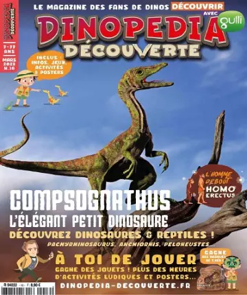 Dinopédia Découverte N°16 – Mars 2023 [Magazines]
