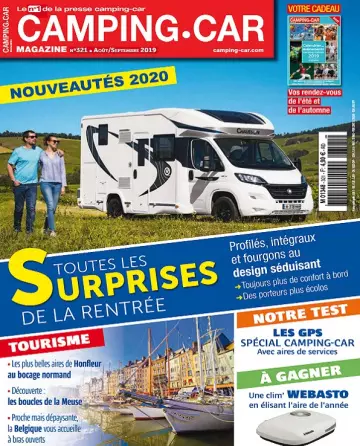 Camping-Car Magazine N°321 – Août-Septembre 2019 [Magazines]