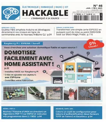 Hackable Magazine N°46 – Janvier-Février 2023 [Magazines]