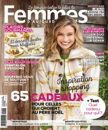 Femmes D’Aujourd’hui N°48 Du 2 Décembre 2021  [Magazines]