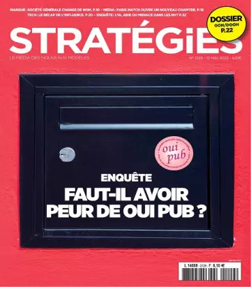Stratégies N°2129 Du 12 au 18 Mai 2022  [Magazines]