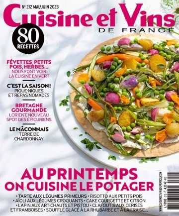 Cuisine et Vins De France N°212 – Mai-Juin 2023  [Magazines]