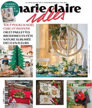 Marie Claire Idées N°147 – Novembre-Décembre 2021  [Magazines]