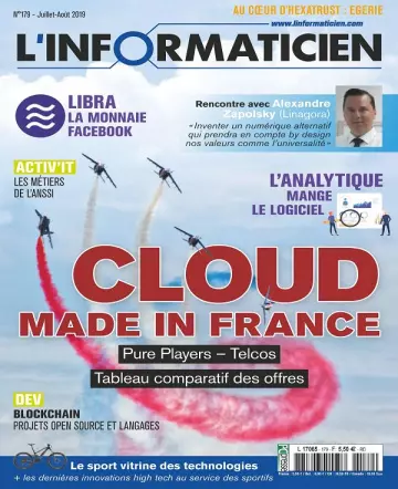 L’Informaticien N°179 – Juillet-Août 2019 [Magazines]